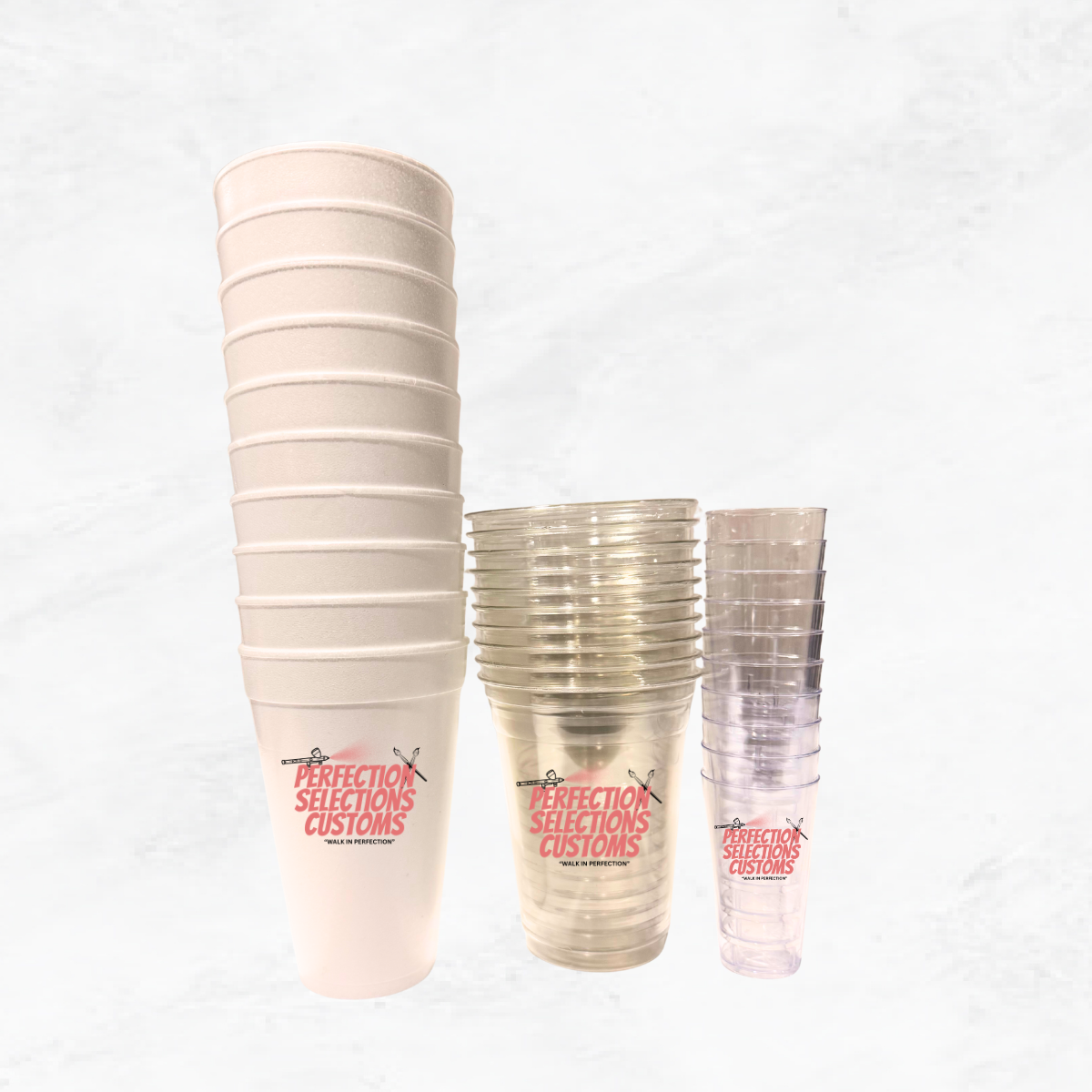 Lit Cups Pack – 30 Custom Party Cups