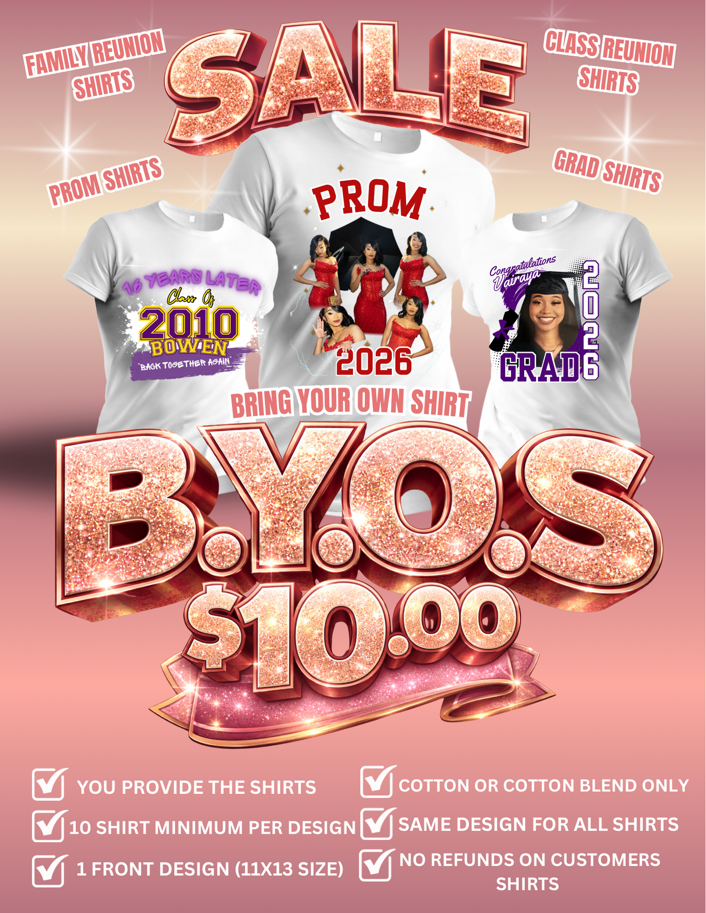 B.Y.O.S Sale
