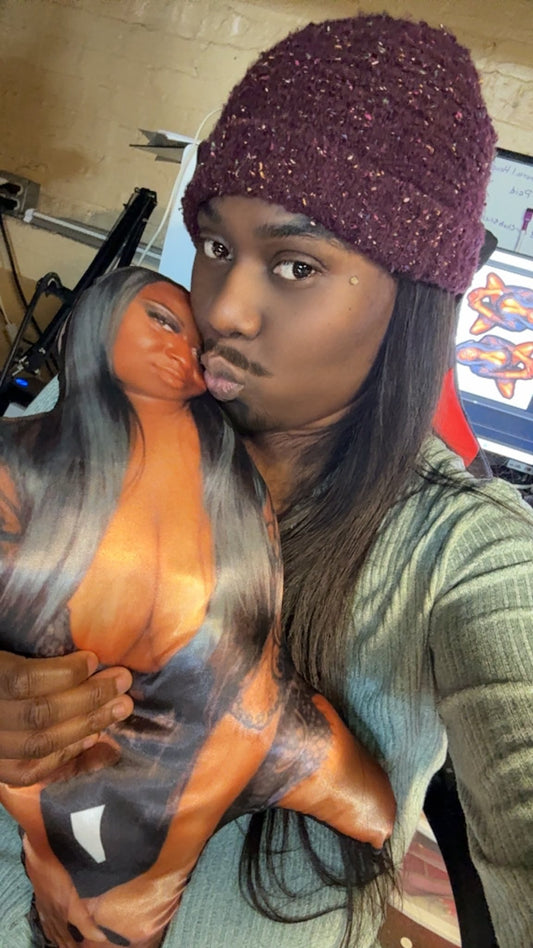 Plush Satin Pillow - Custom Image Cut