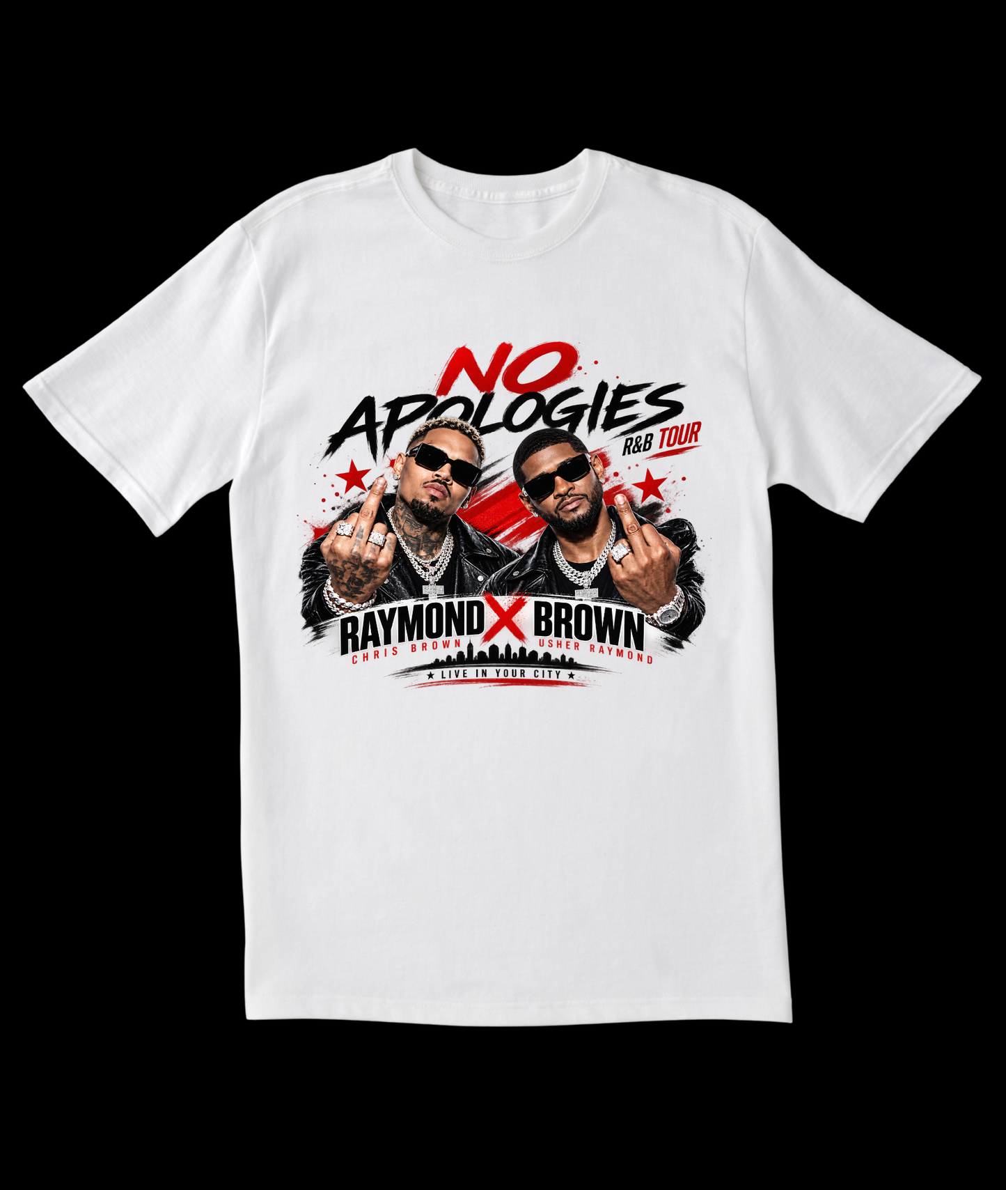 Custom R&B Tour Concert T-Shirt