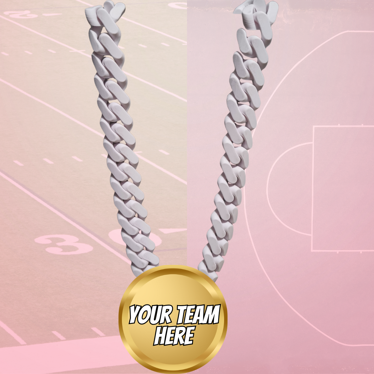 3D Printed Team Fan Chains